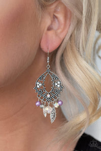 Garden Picnic Purple Earring