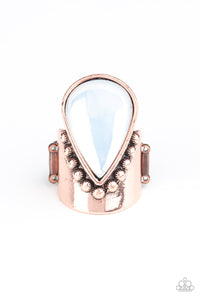 Opal Mist Copper Ring