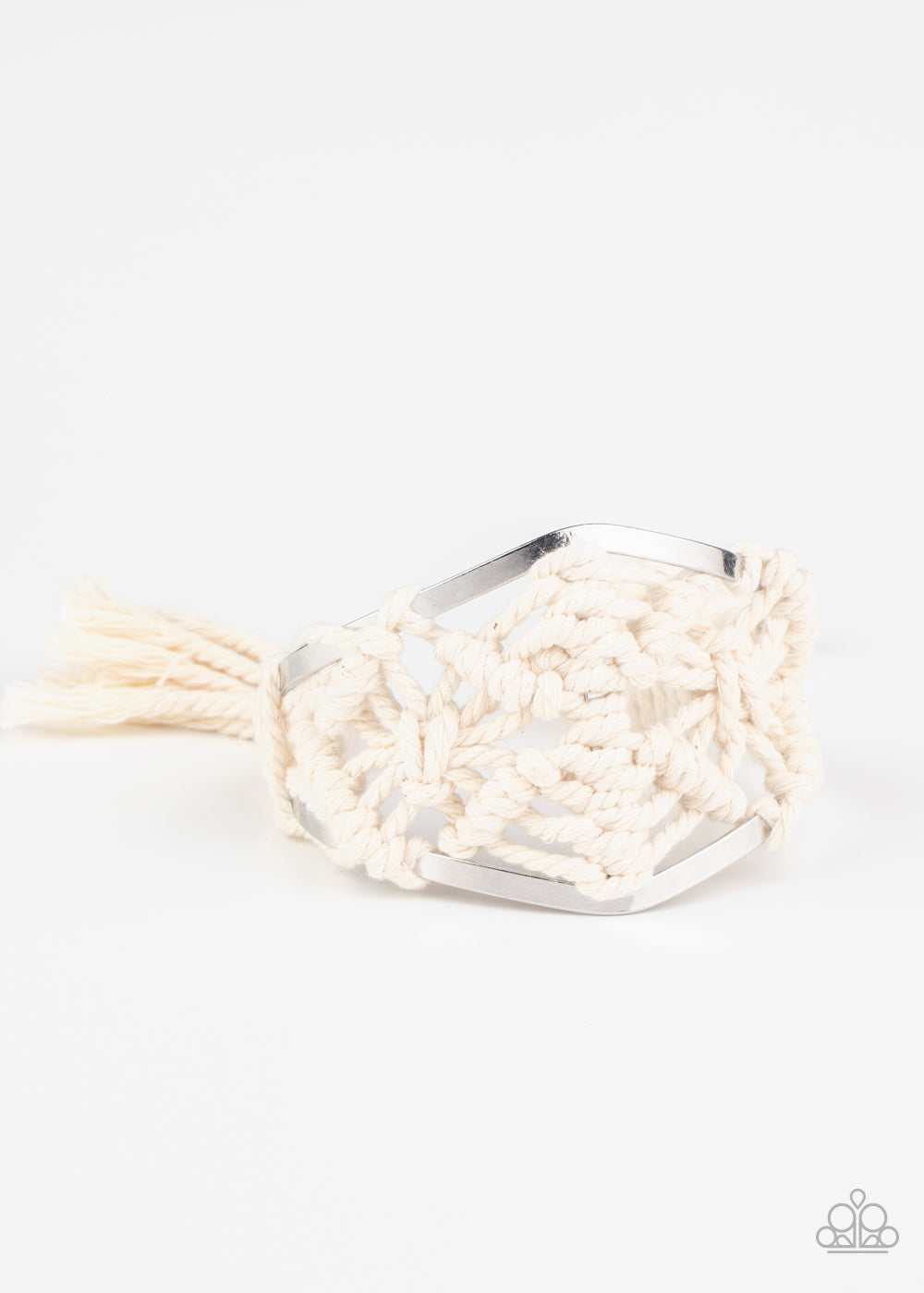 Macrame Mode White Bracelet