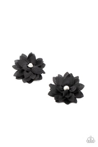 Things That Go BLOOM! Black Hair Clip