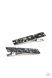 Playing HAIR Guitar Black Hair Clip