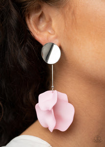 Petal Pathways Pink Earring