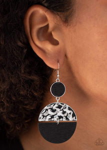 Natural Element Black Earring