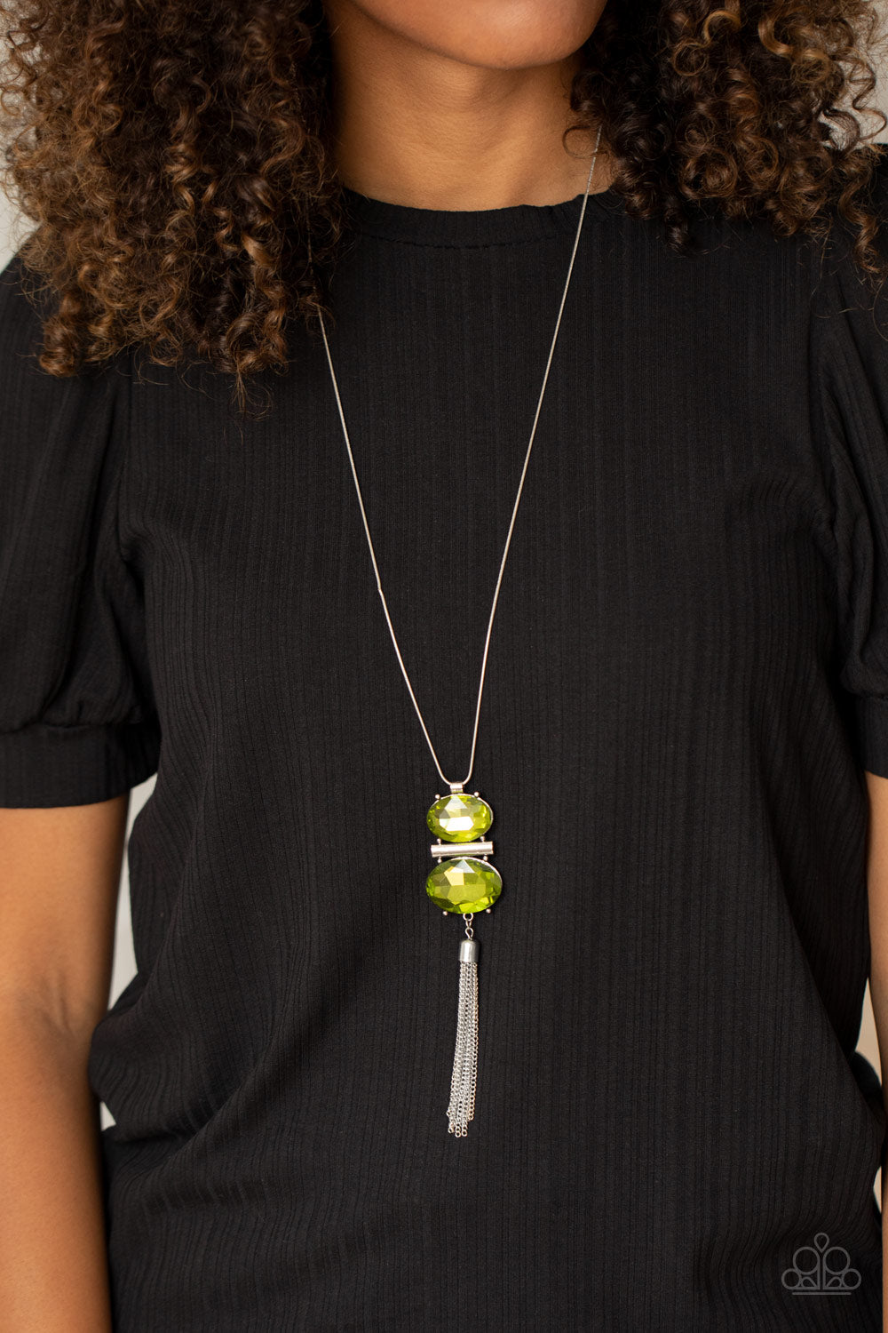 Runway Rival Green Necklace