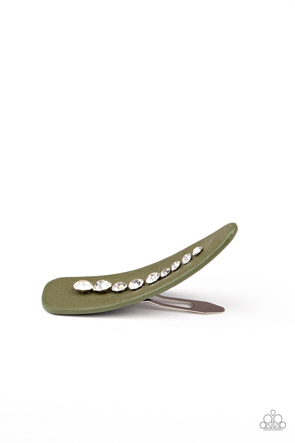Snap Out Of It Hair Clip (Brown, Green)