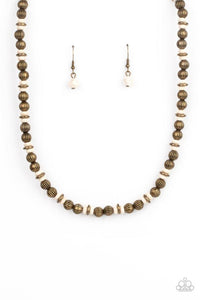 ZEN You Least Expect It Brass Necklace