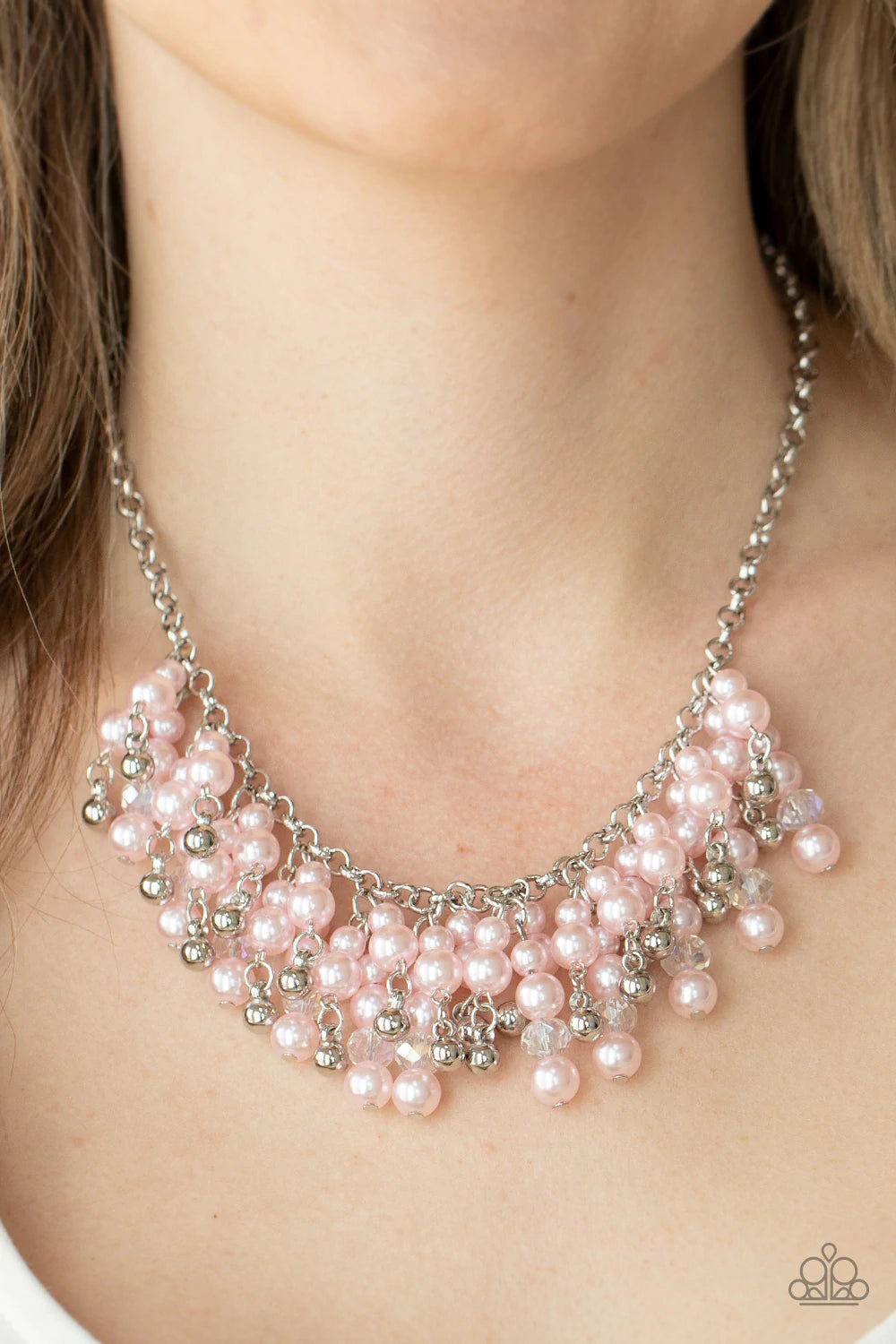 Champagne Dreams Pink Necklace