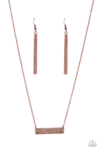 Living The Mom Life Copper Necklace