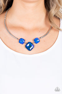 Divine IRIDESCENCE Necklace (Blue, Copper)