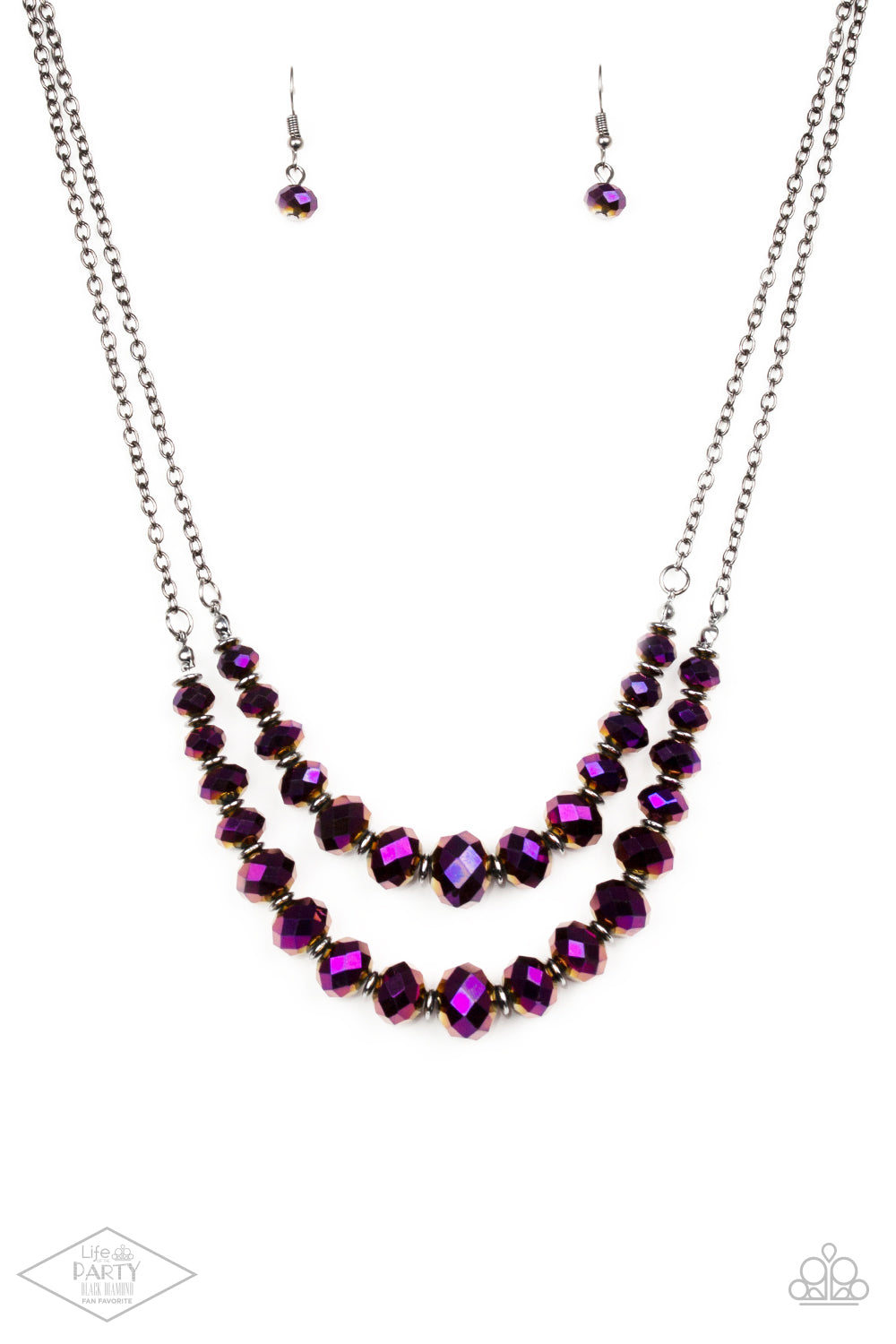 Strikingly Spellbinding Purple Necklace