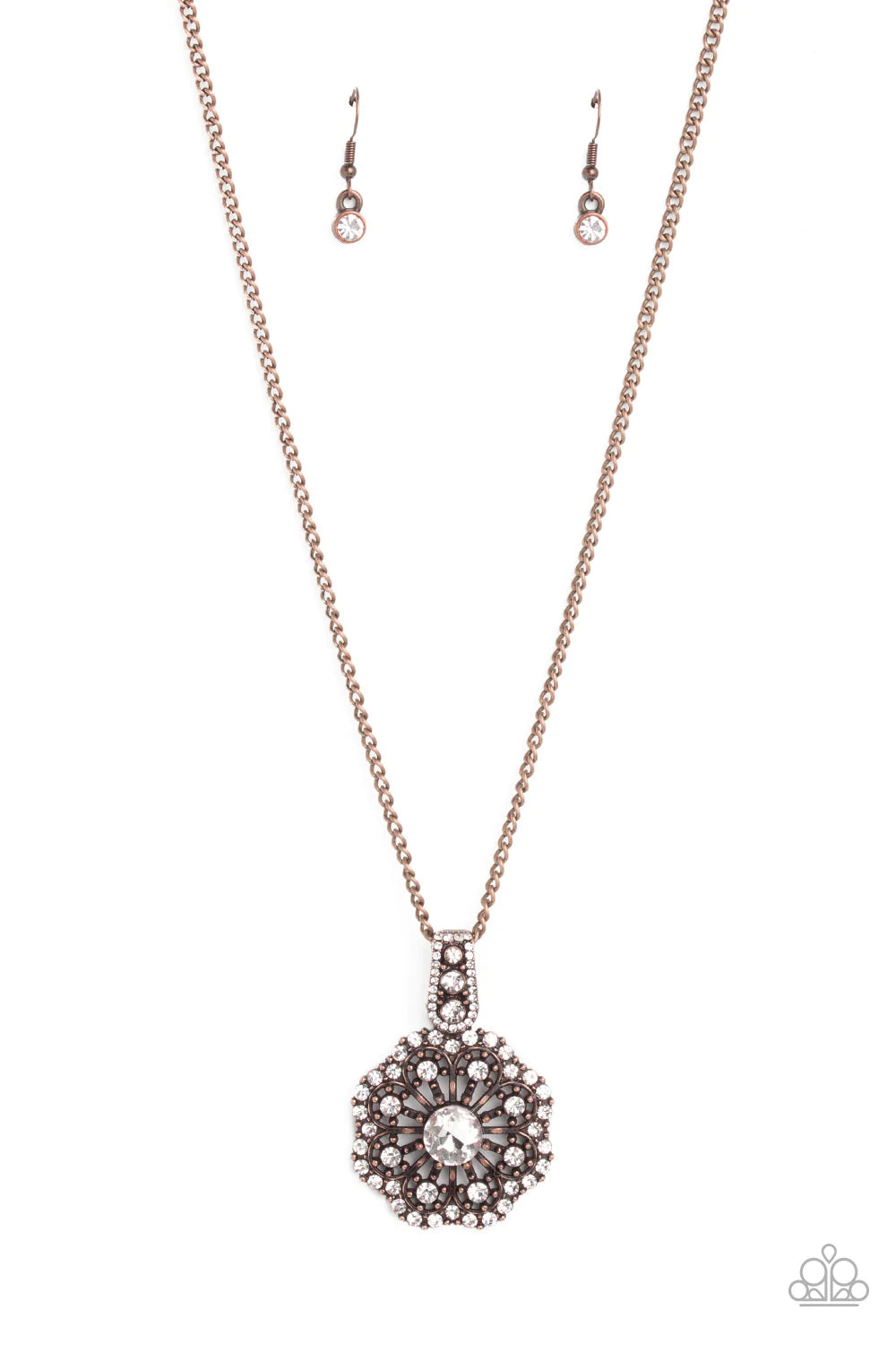 Bewitching Brilliance Copper Necklace