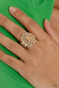 GLIMMER and Spice Gold Ring