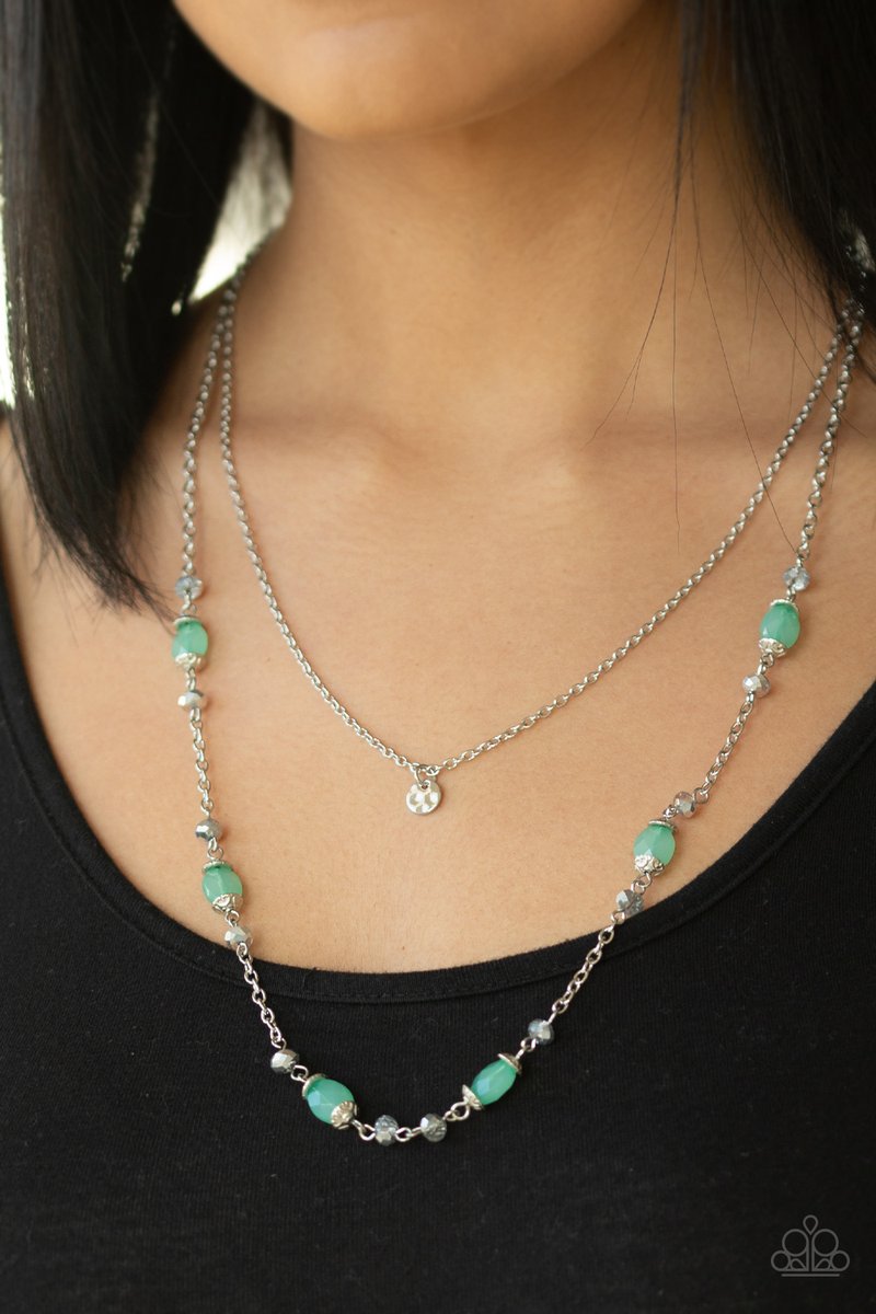 Irresistibly Iridescent Green Necklace