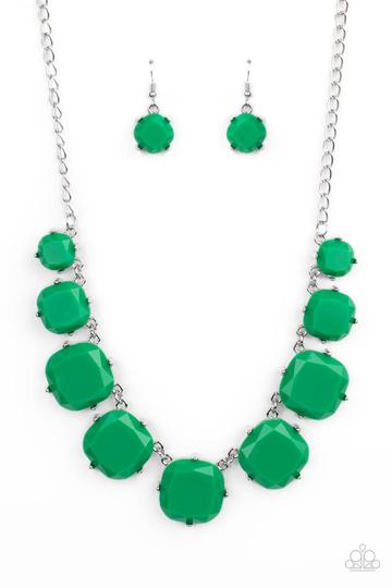 Prismatic Prima Donna Green Necklace