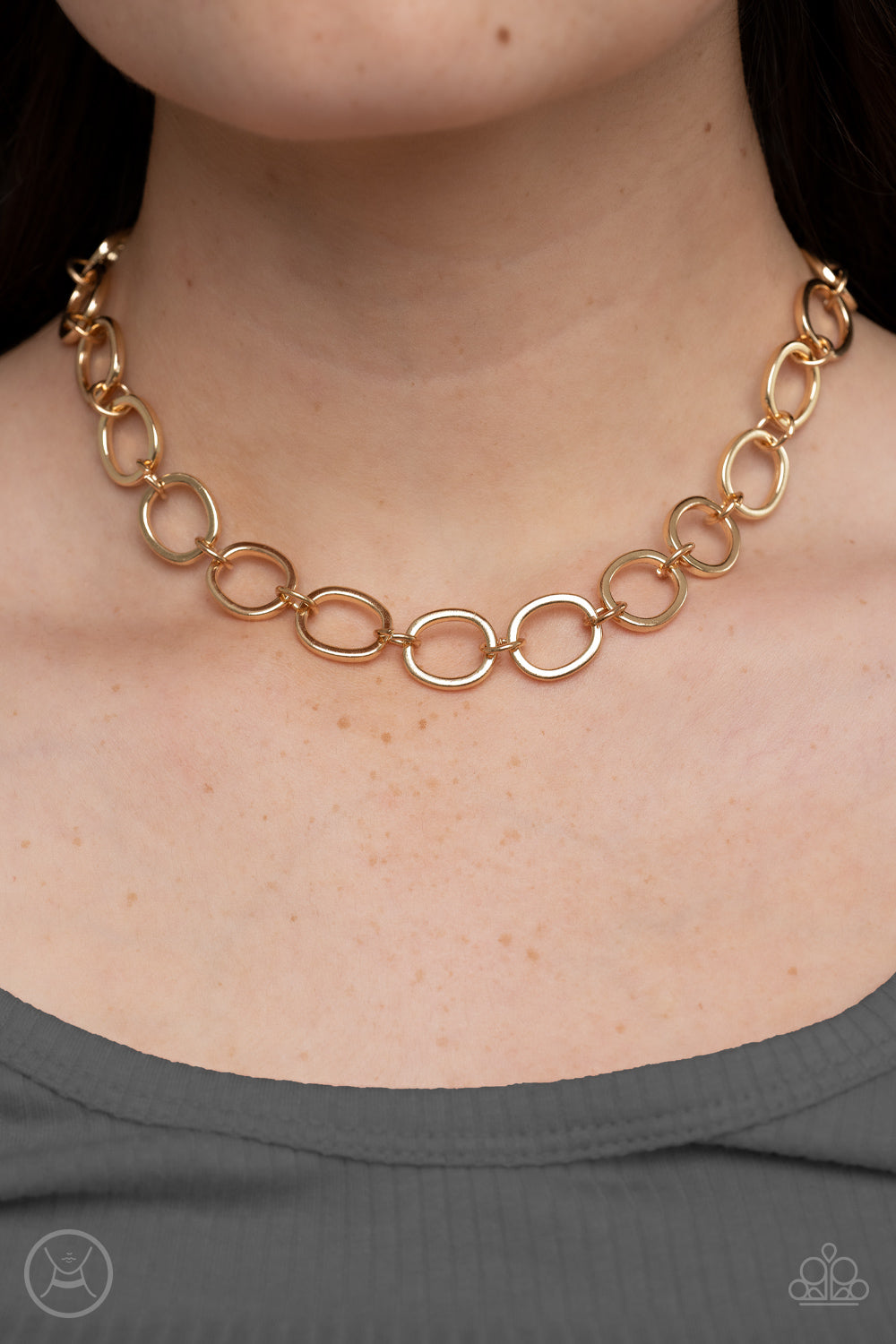 90s Nostalgia Necklace (Gold, Copper)