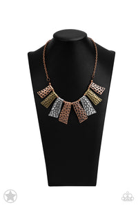 A Fan Of The Tribe Blockbuster Copper Necklace
