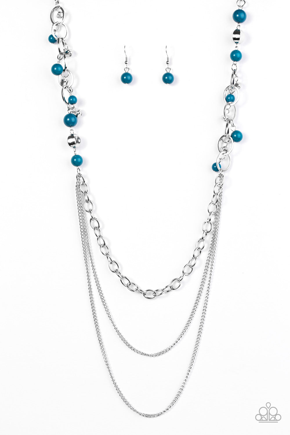 Carefree and Capricious Blue Necklace