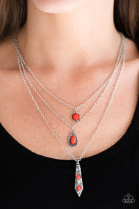 Tahitian Princess Red Necklace