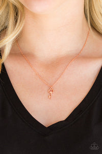 Very Low Key Copper Necklace