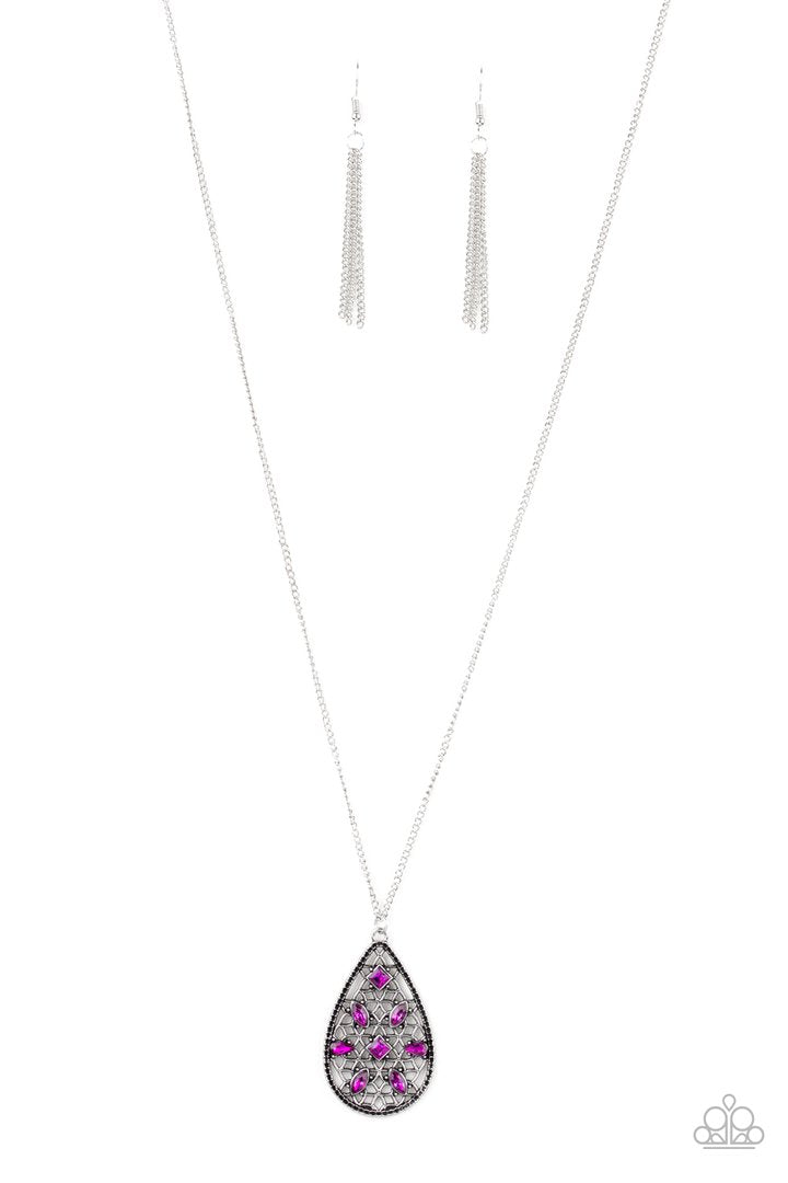Gala Glimmer Pink Necklace
