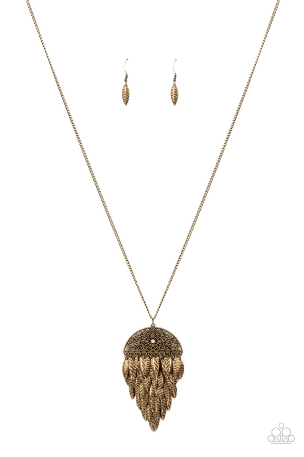 Canopy Cruise Brass Necklace