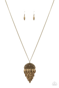 Canopy Cruise Brass Necklace