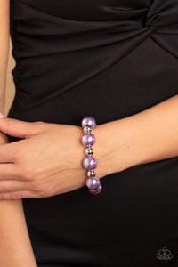 A DREAMSCAPE Come True Bracelet (Purple, Silver)