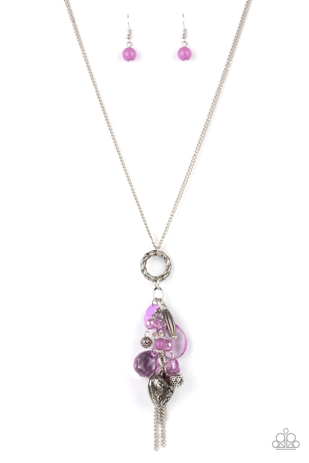 AMOR to Love Necklace (Pink, Purple)