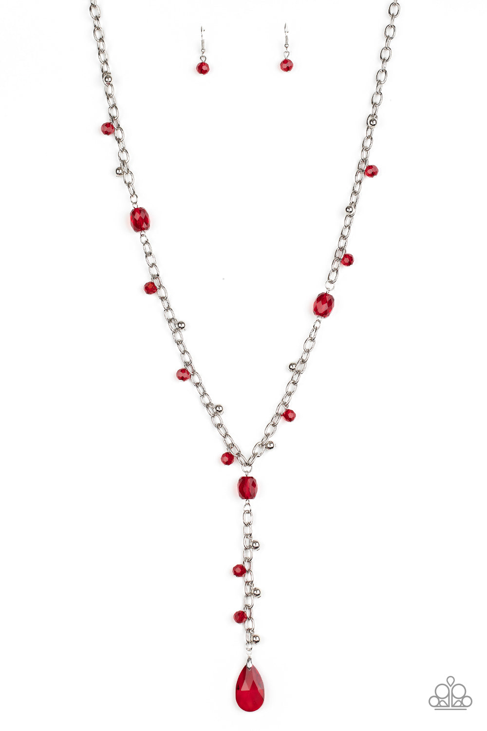 Afterglow Party Red Necklace