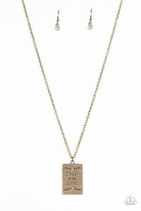 All About Trust Necklace (Gold, Brass)