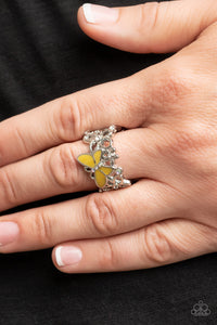 All FLUTTERED Up Ring (Pink, Yellow, White)