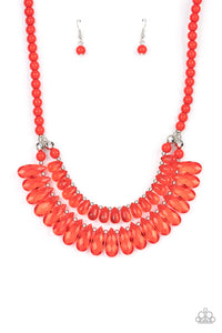 All Across the GLOBETROTTER Necklace (Blue, Red)