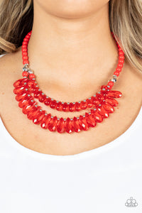 All Across the GLOBETROTTER Necklace (Blue, Red)