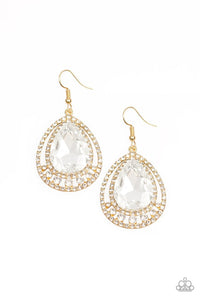 All Rise For Her Majesty Gold Earring