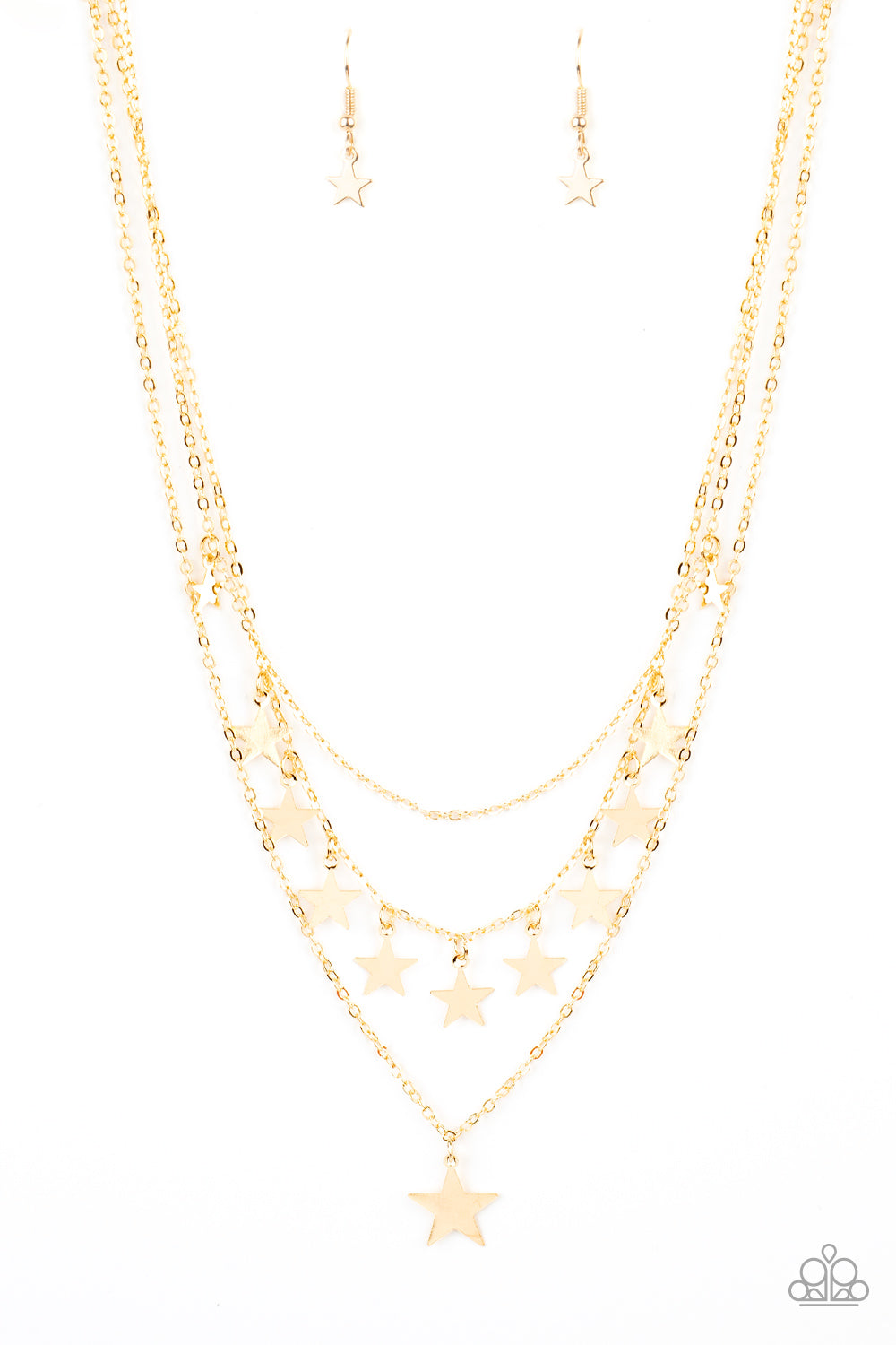 Americana Girl Necklace (Gold, Silver)