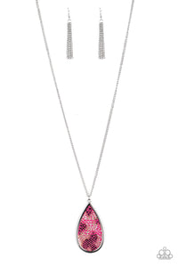 Artificial Animal Necklace (Pink, Purple)