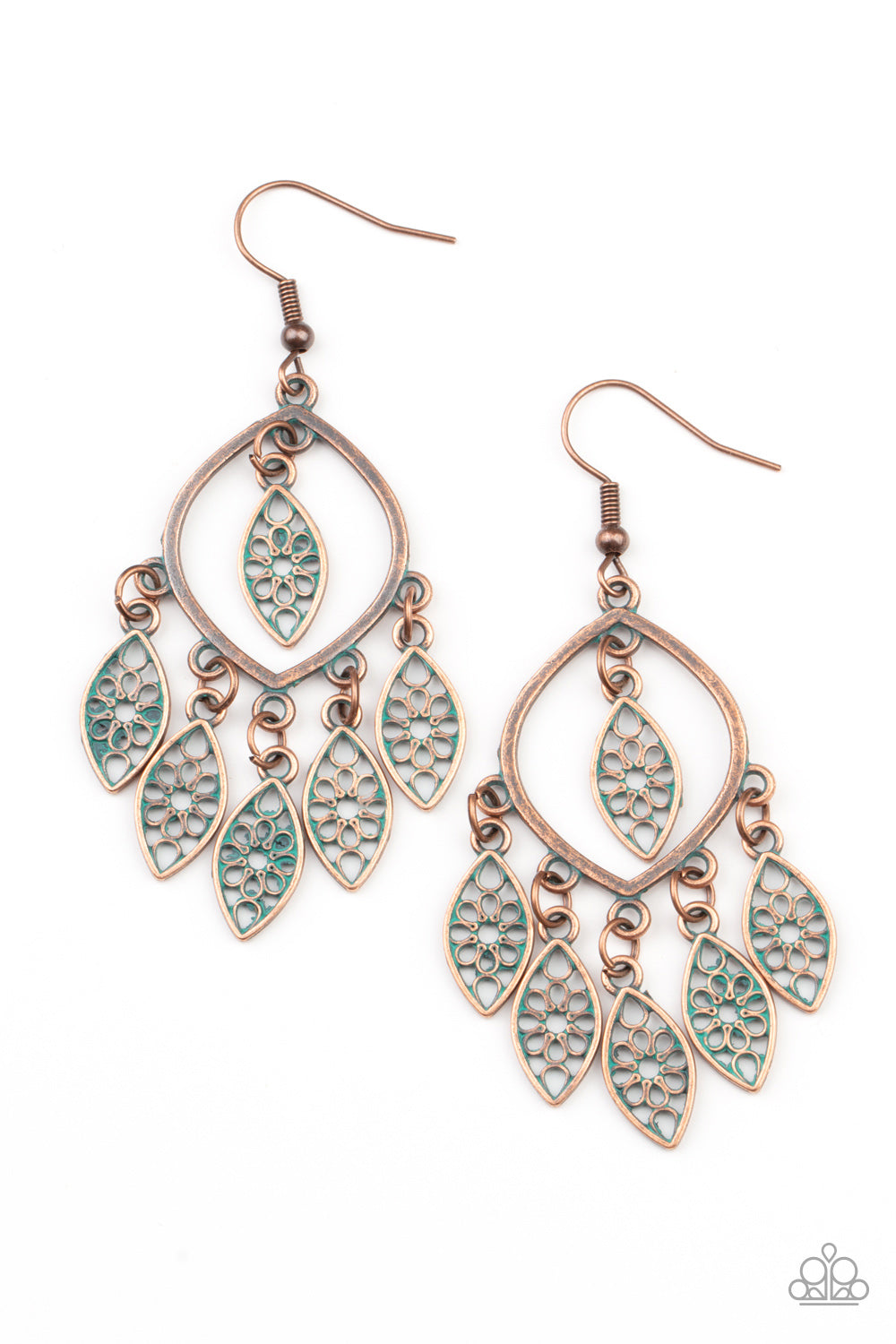 Artisan Garden Earring (Copper, Silver)
