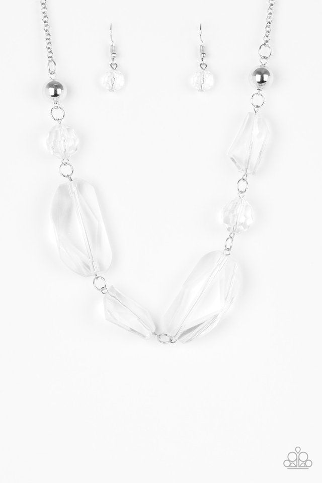 Luminous Luminary White Necklace