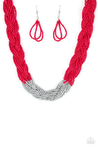 Brazillian Brilliance Red Necklace