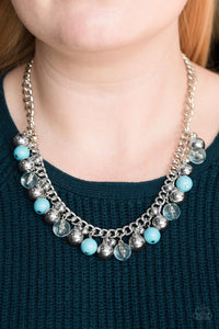Keep A GLOW Profile Blue Necklace