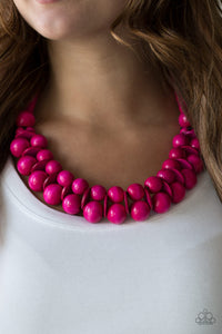 Caribbean Cover Girl Pink Necklace