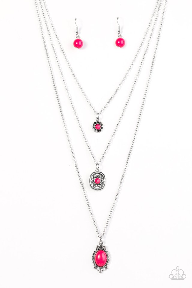 Southern Solstice Pink Necklace