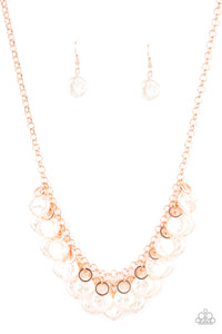 BEACHFRONT and Center Necklace (Copper, White)