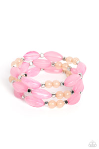 BEAD Drill Bracelet (Multi, Pink)