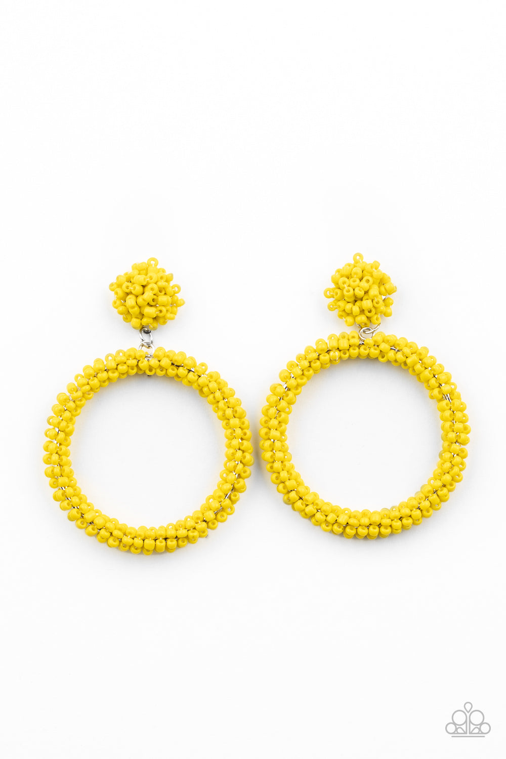Be All You Can BEAD Yellow Earring