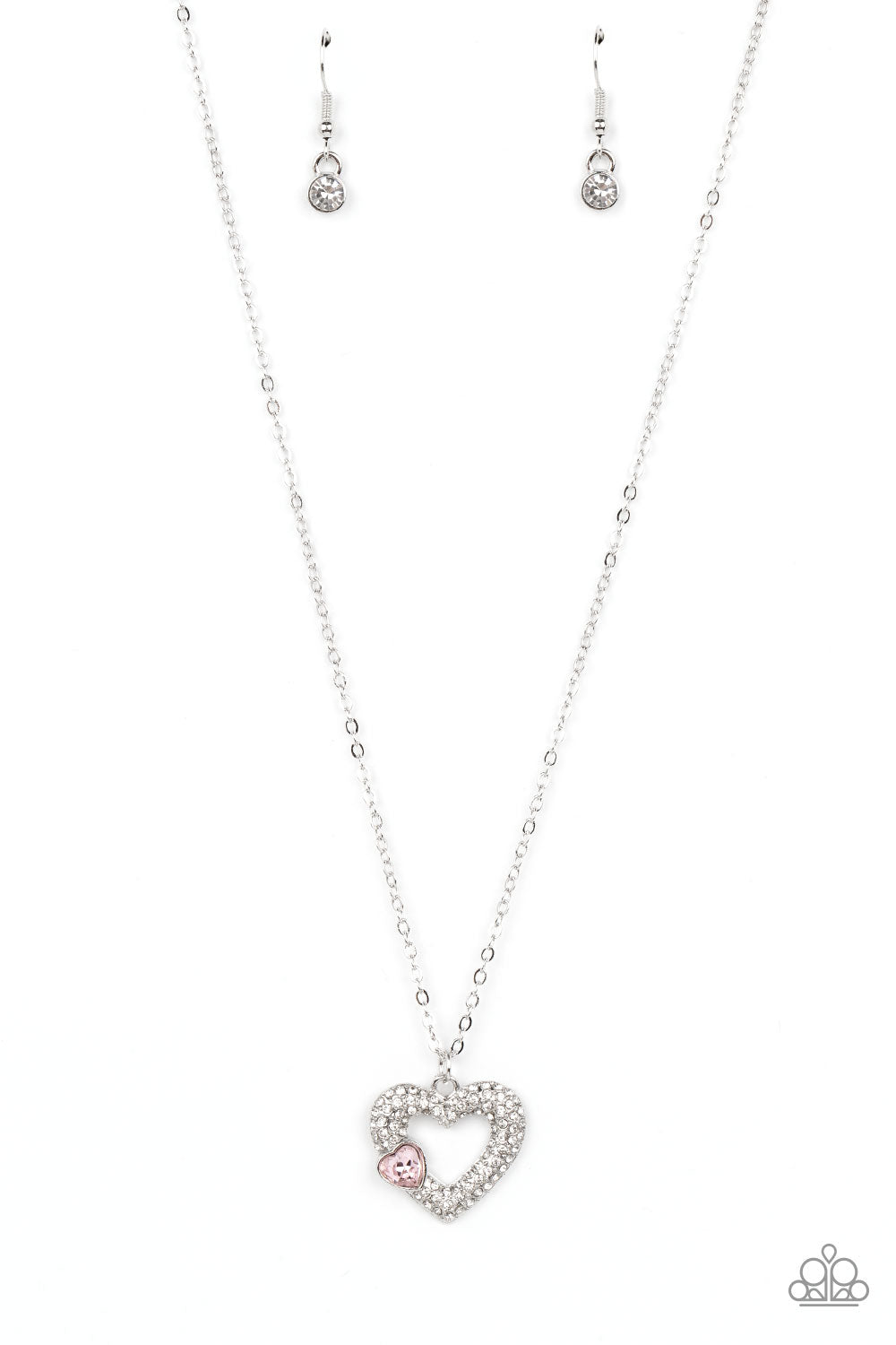 Bedazzled Bliss Necklace (Red, Multi, Pink)
