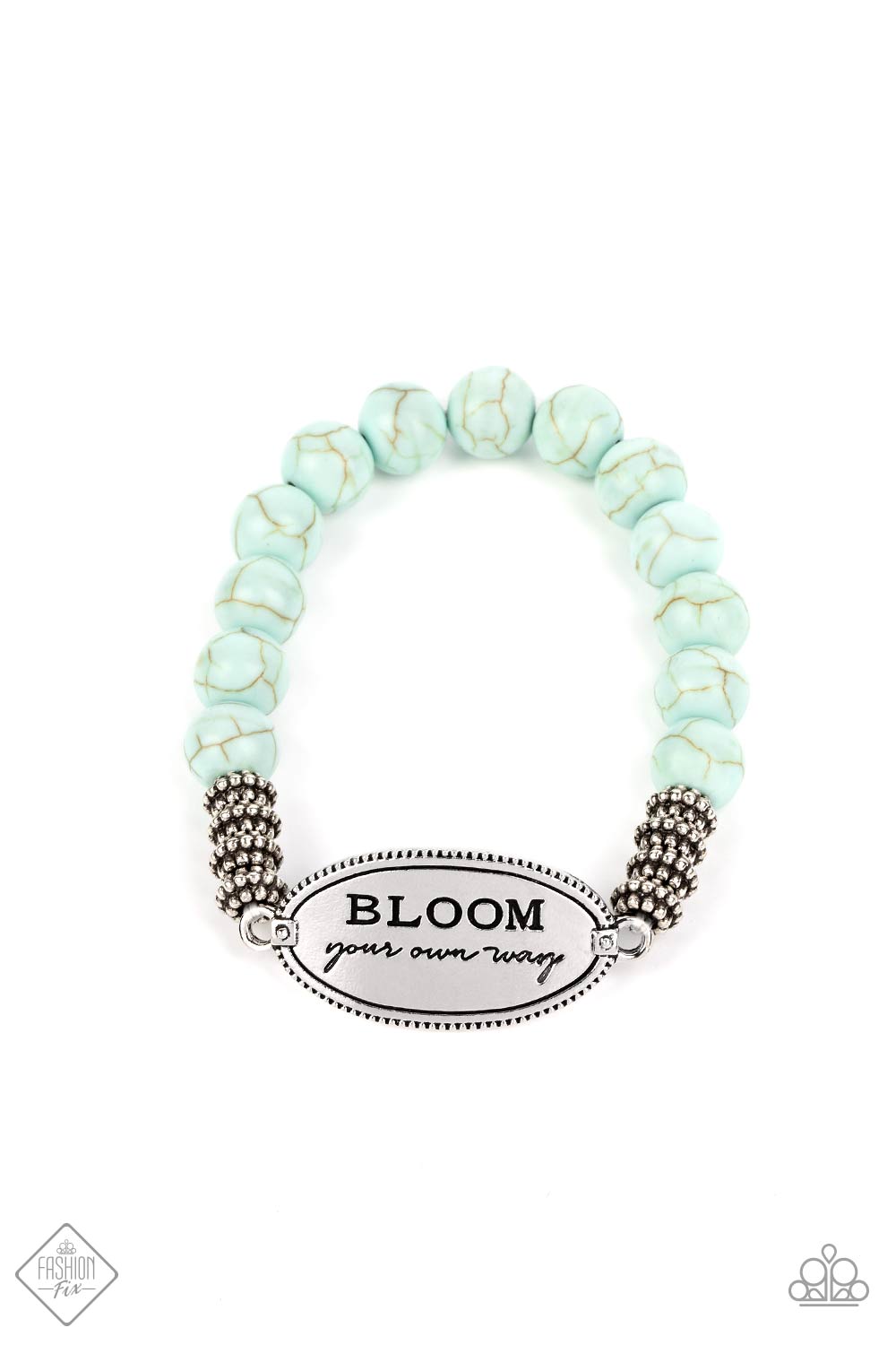Bedouin Bloom Bracelet (Blue, Gold)