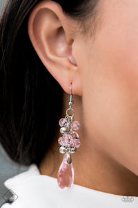 Before and AFTERGLOW Pink Earring