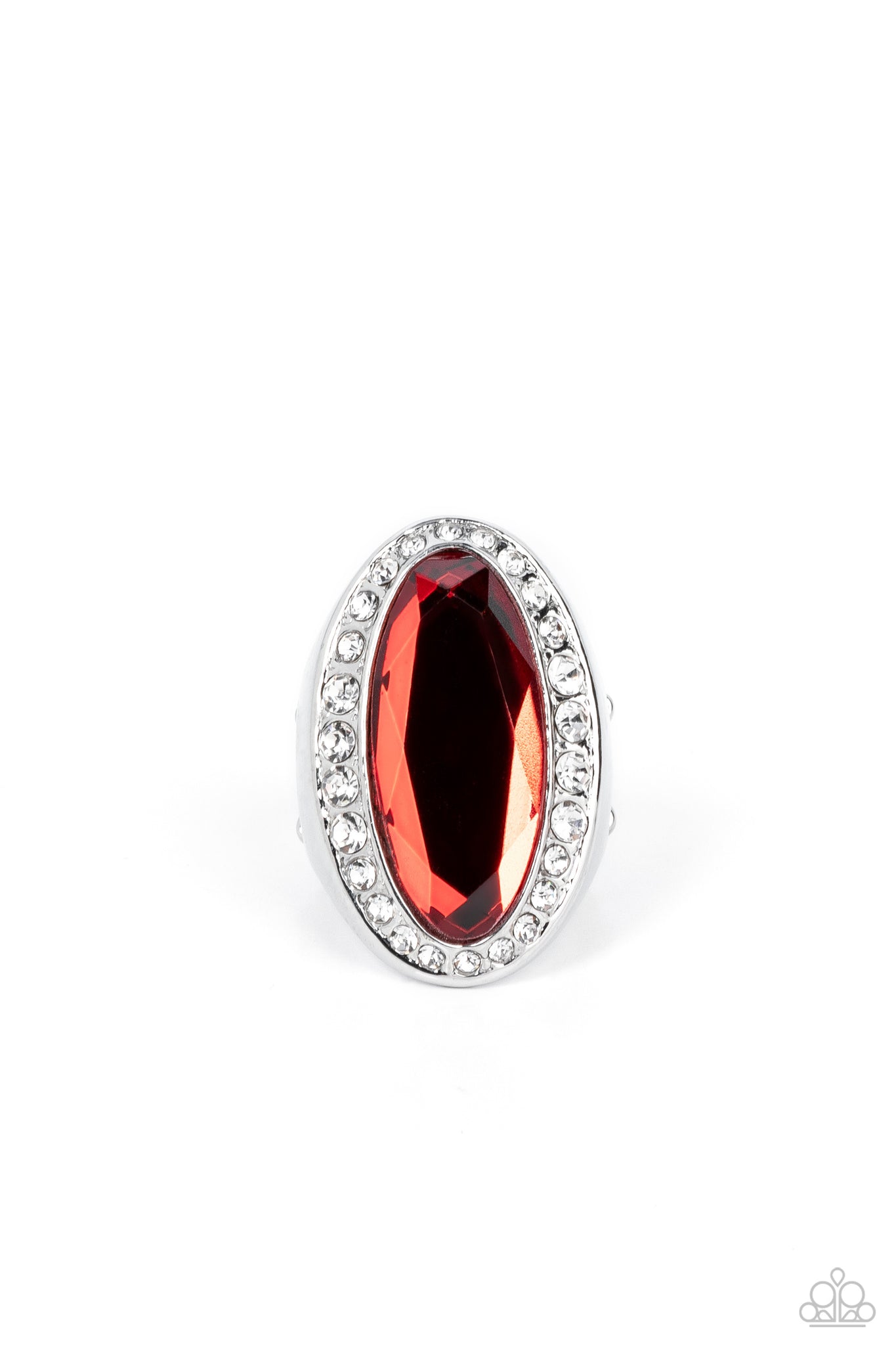 Believe in Bling Red Ring