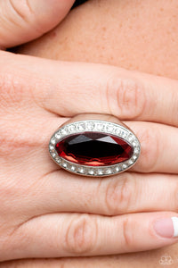 Believe in Bling Red Ring